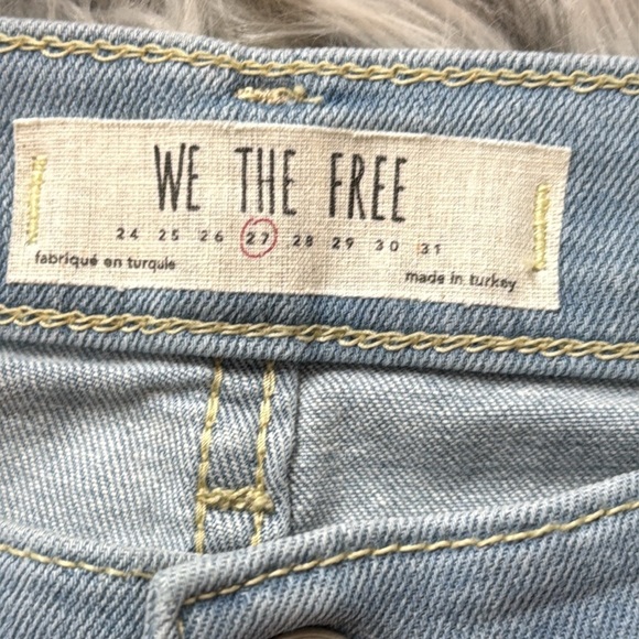 We The Free Great Heights Skinny Light Blue Distressed Jeans - Picture 7 of 12